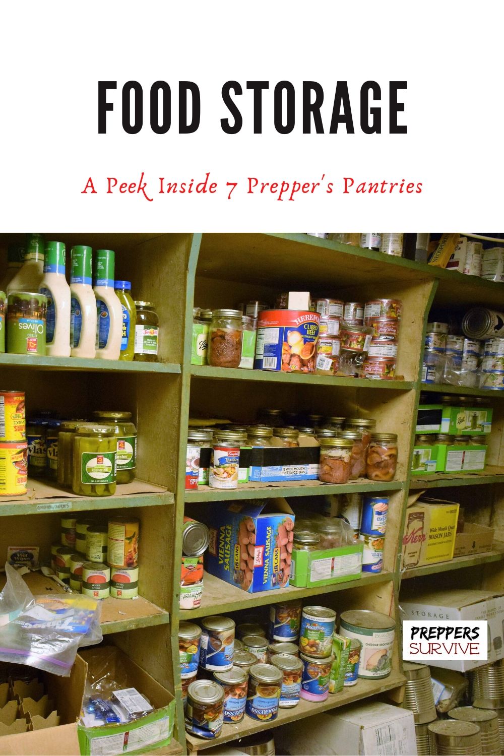 Prepper pantry photos- Food Storage Images 