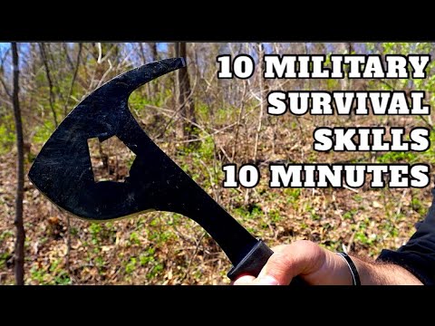 10 Military Wilderness Survival Skills in 10 Minutes!
