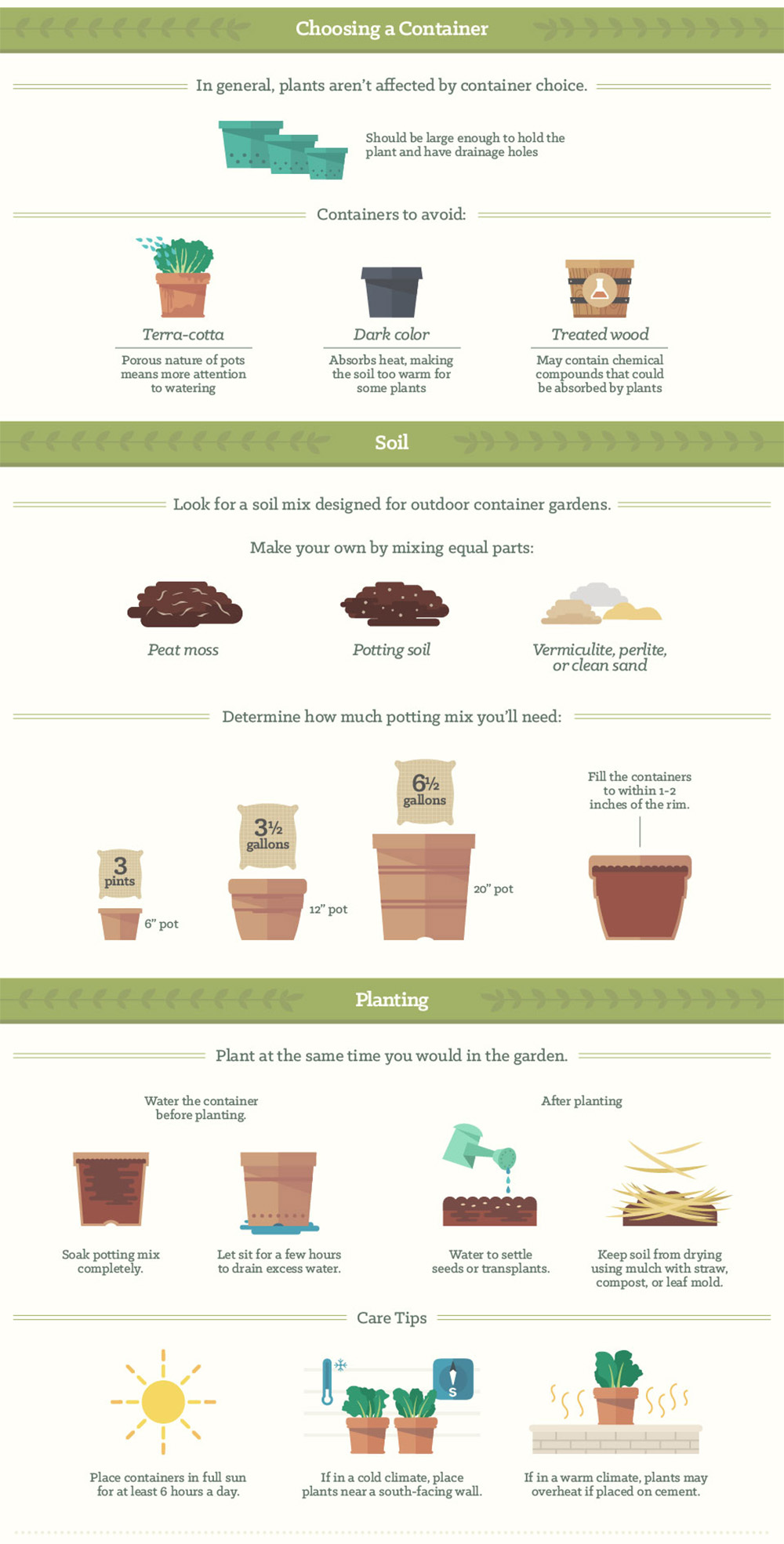 Infographic: Backyard Gardening Tips for Vegetables, Fruits, and Herbs