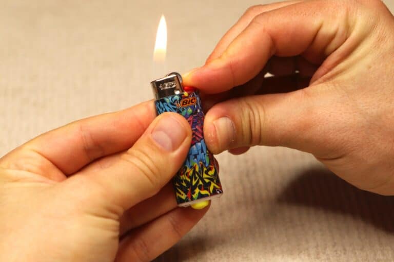 functioning refilled Bic lighter