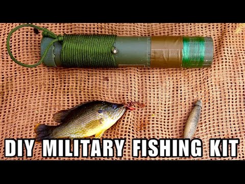 DIY Military Survival Fishing Kit and Fishing Skills!