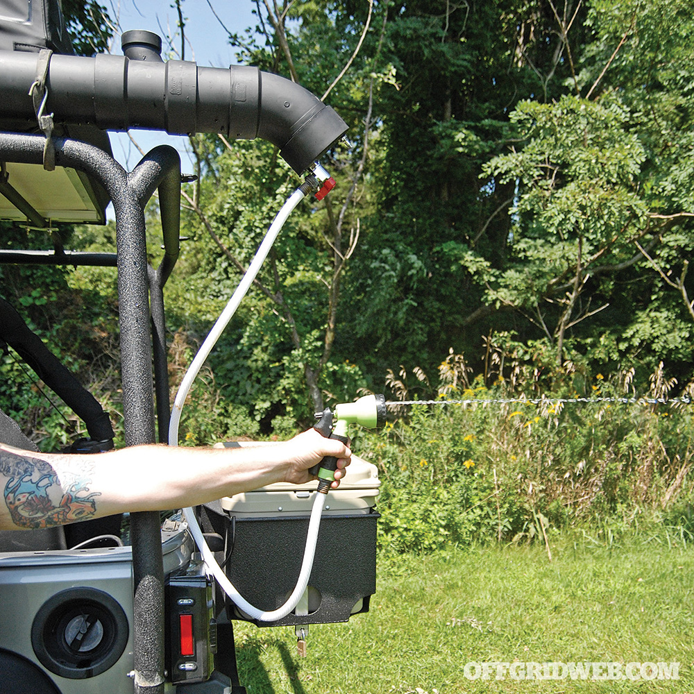 Rainmaker: How to Build a DIY Solar Shower for Your Jeep