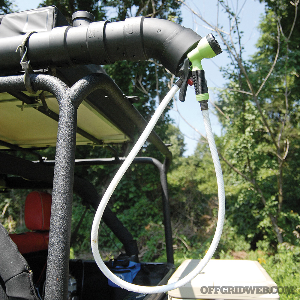 Rainmaker: How to Build a DIY Solar Shower for Your Jeep