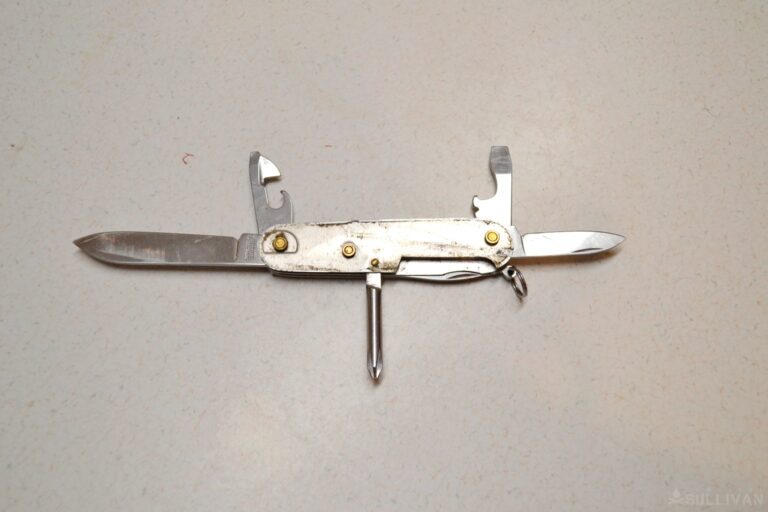 opened swiss army knife