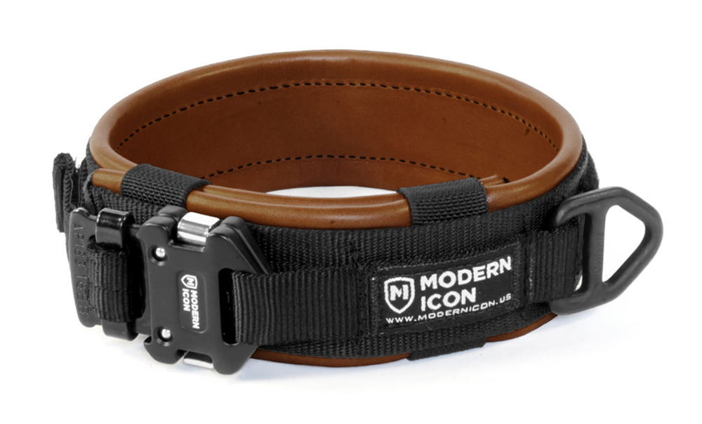 Modern Icon bespoke leather dog collar animal pet 3