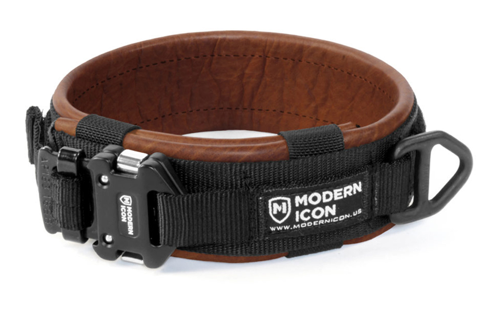 Modern Icon bespoke leather dog collar animal pet 5