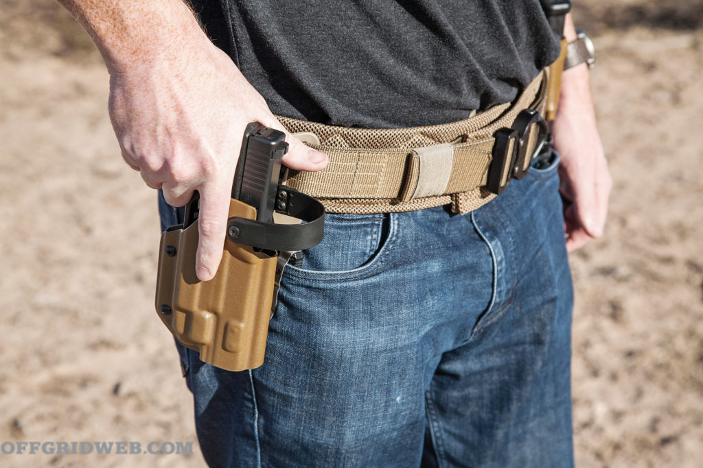 war belt holster