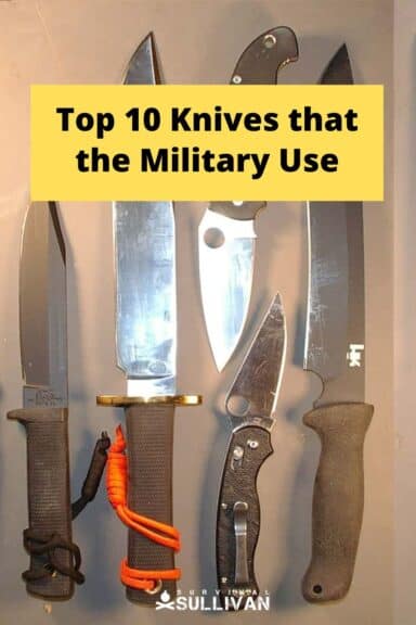 military knives Pinterest image