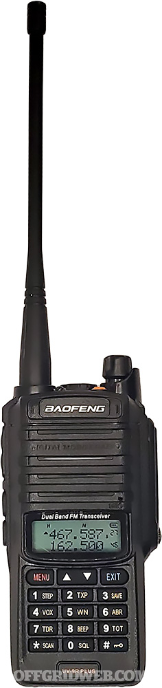 The Baofeng UV-9R Plus is a cost-effective alternative to radios such as the UV-5R, giving the user the same capabilities but in a rugged package more suitable to hard use in a disaster or civil defense scenario.