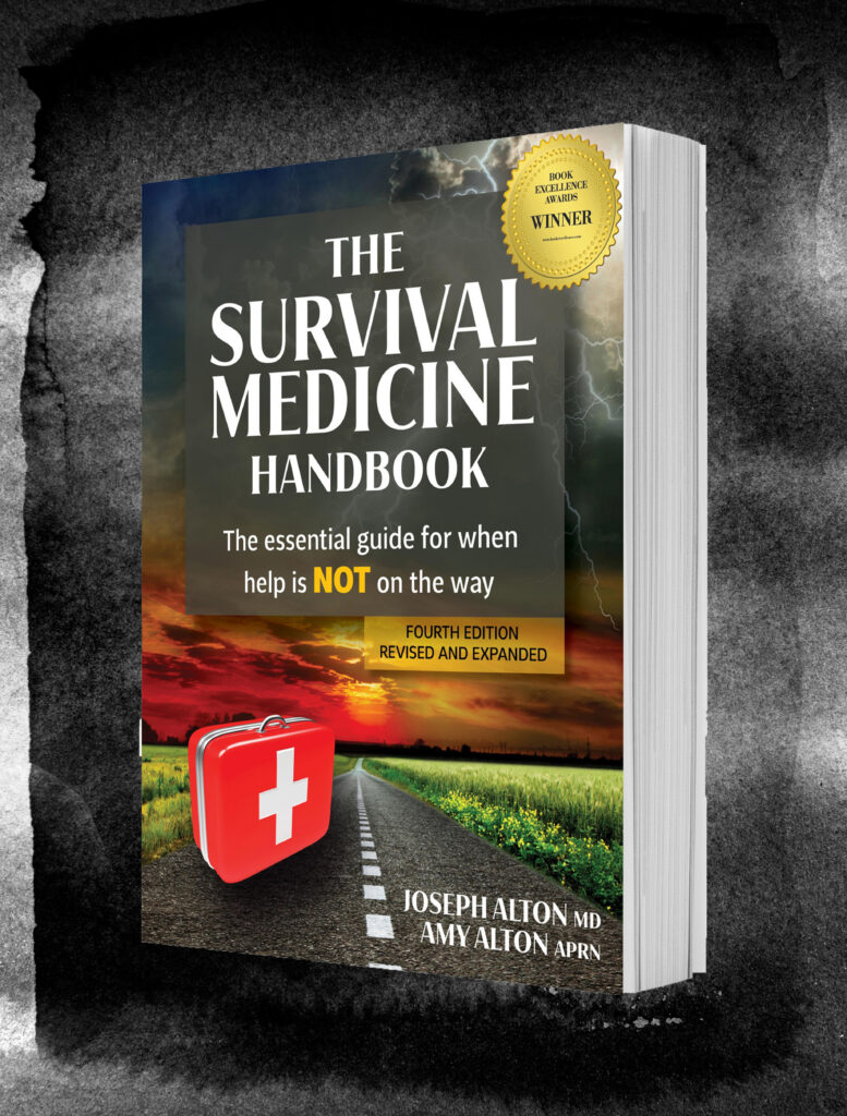 Photo of the book, The survival medicine handbook by Joe and Amy Alton.