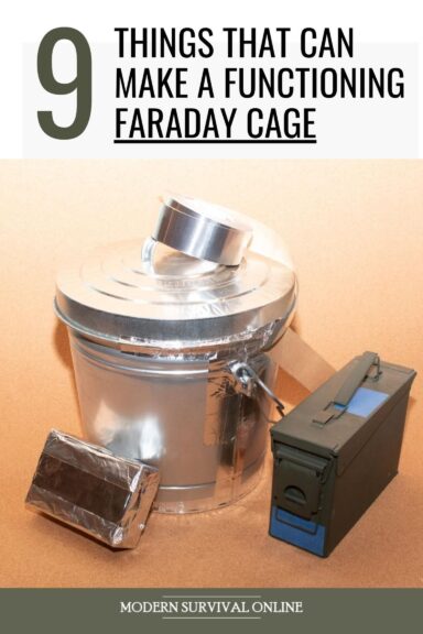 Faraday cage containers Pinterest image