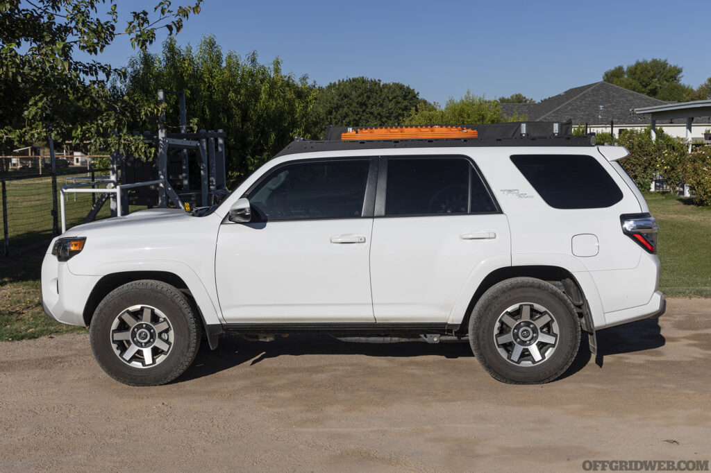 A toyota 4runner parked in a driveway.