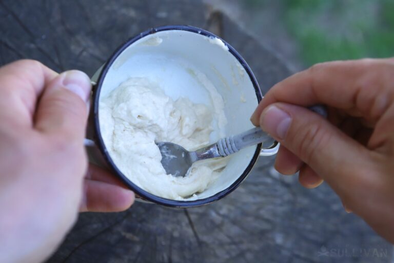 mixing the dough