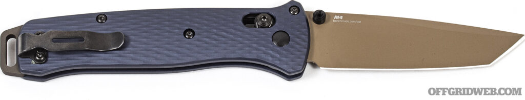 Studio photo of the Benchmade Bailout knife.