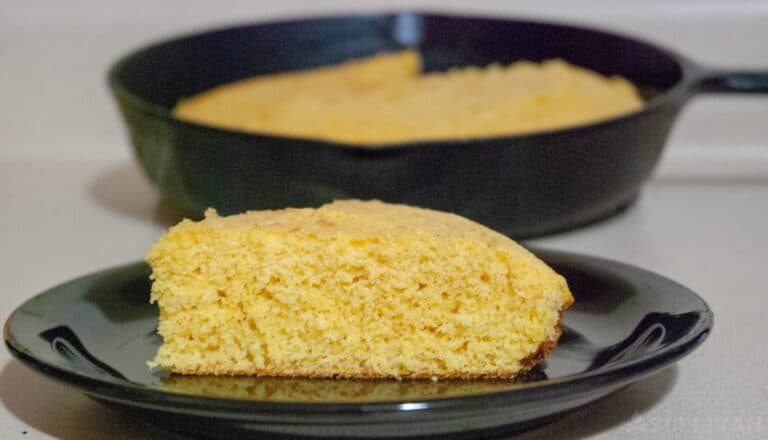 cornbread on plate