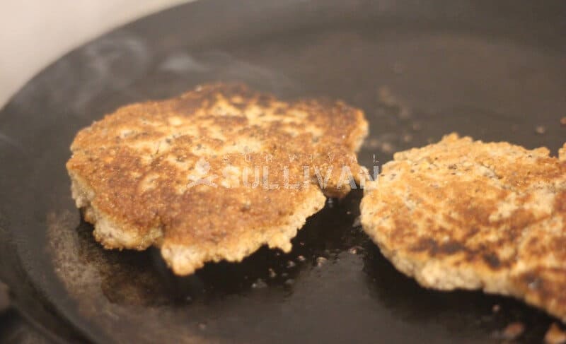 pinole cookies in a skillet