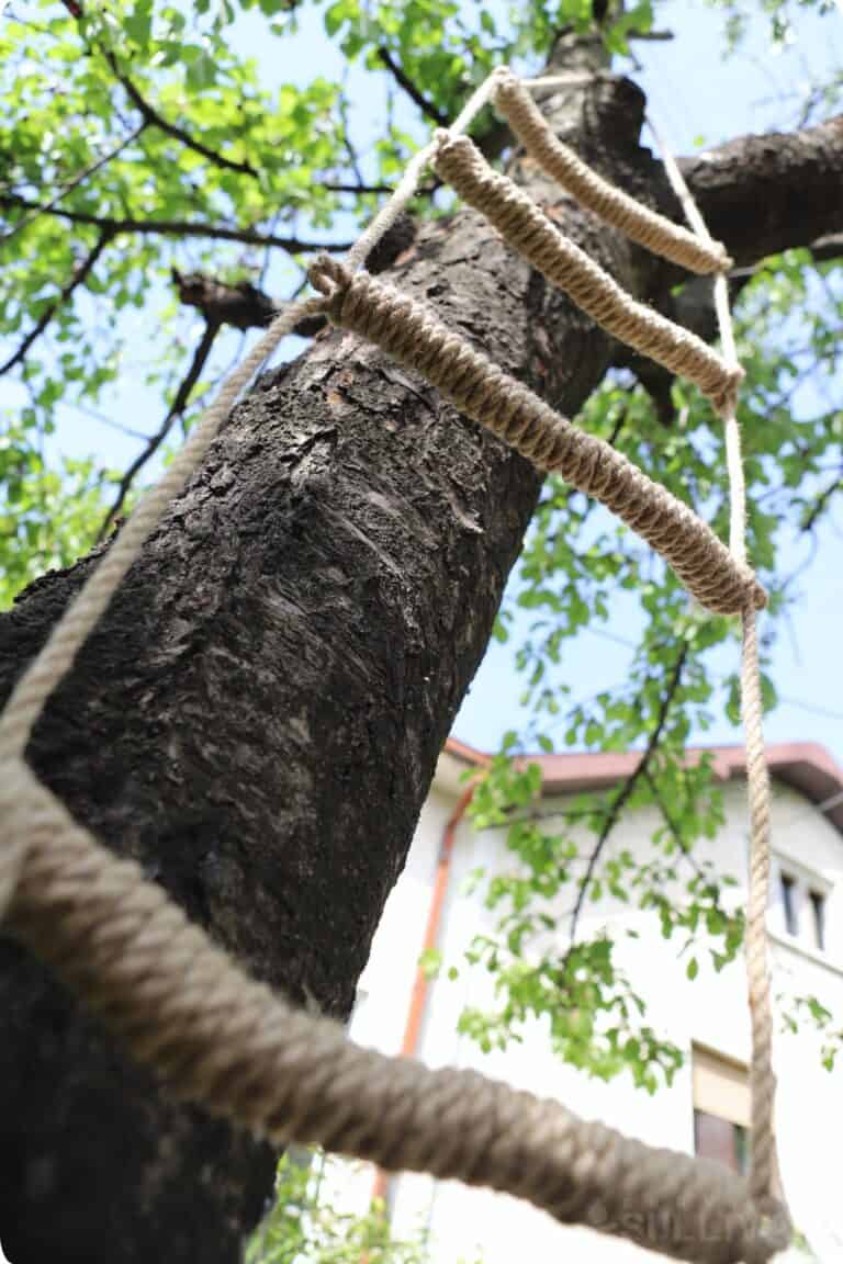 DIY rope ladder from just rope