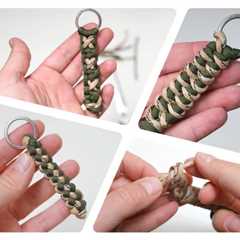 21 Different Paracord Keychain Designs to Do Yourself