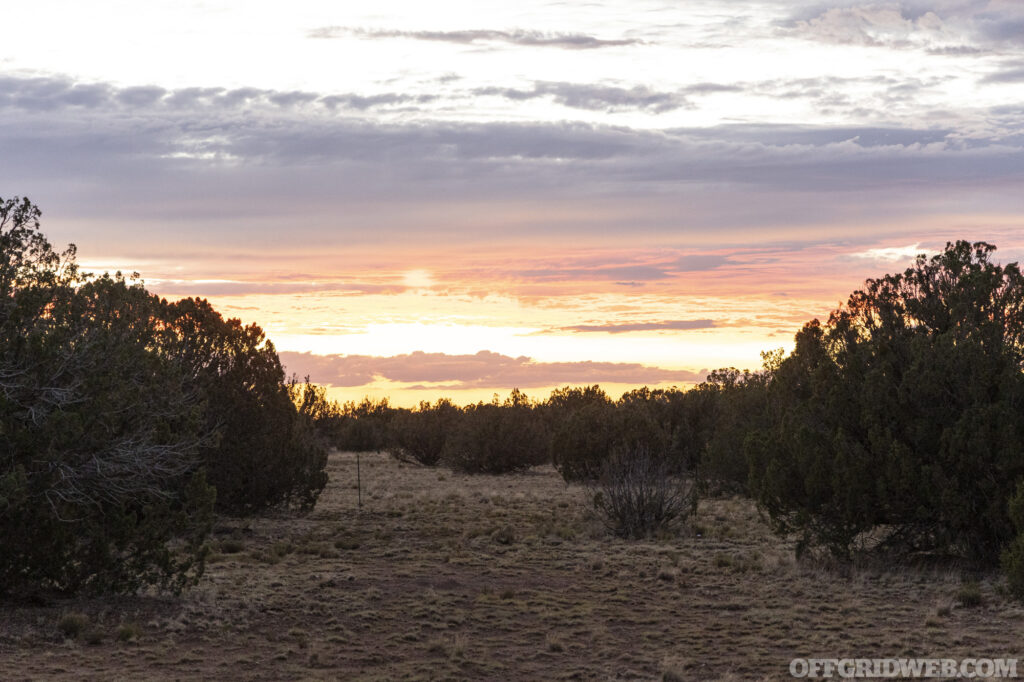 A picturesque sunset at the Sierra 1 range.