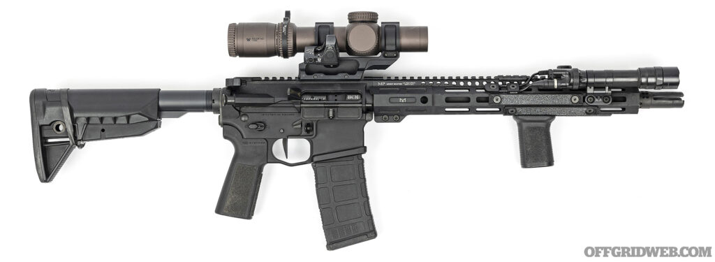 Photo of a scoped carbine platform.