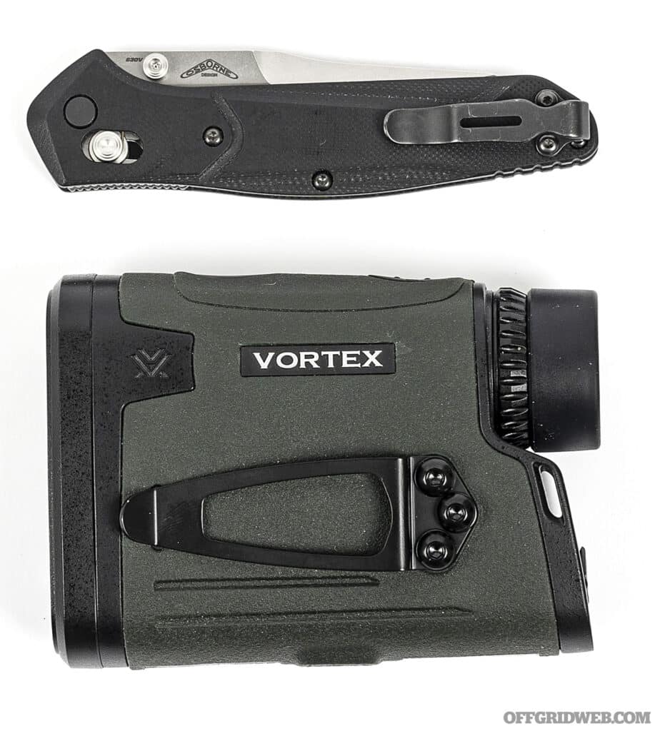 Photo of a Vortex monocular pared with a Vortex folding knife.