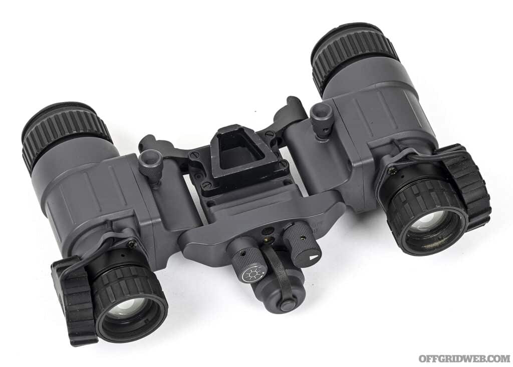 Photo of analog night vision. This is part of the pros and cons of optics article.