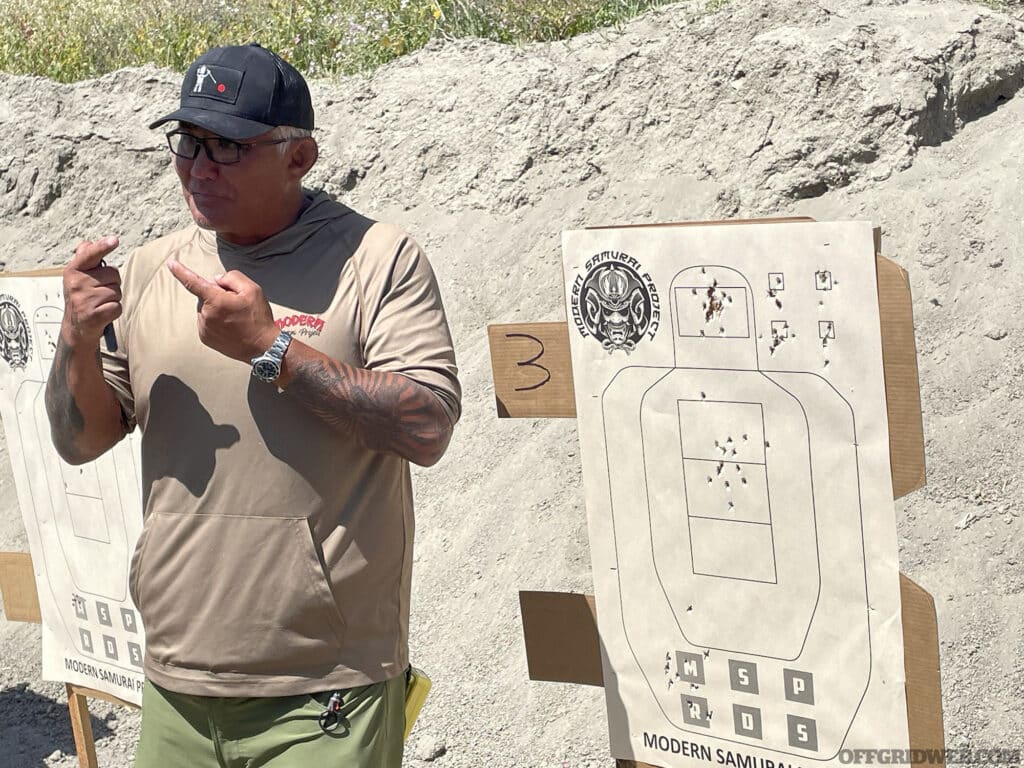 Scott teaching at the Red Dot Pistol Fundamentals course.