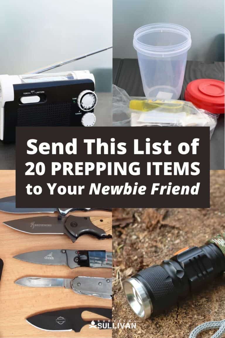 friends prepping list pin