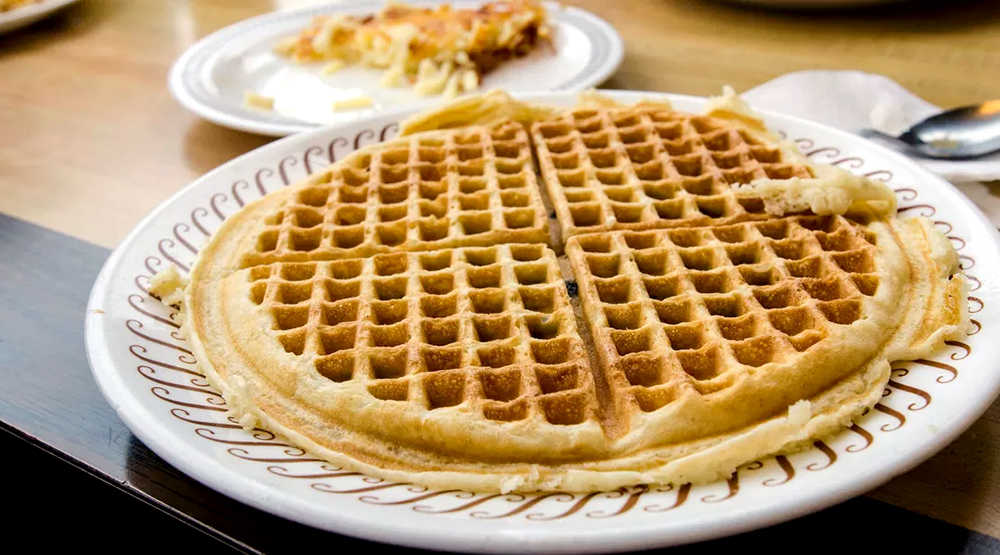 Image of a Waffle House Waffle