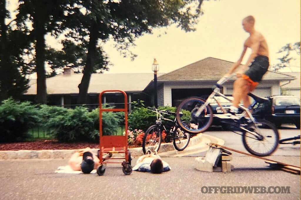 image of Rich on a BMX bike