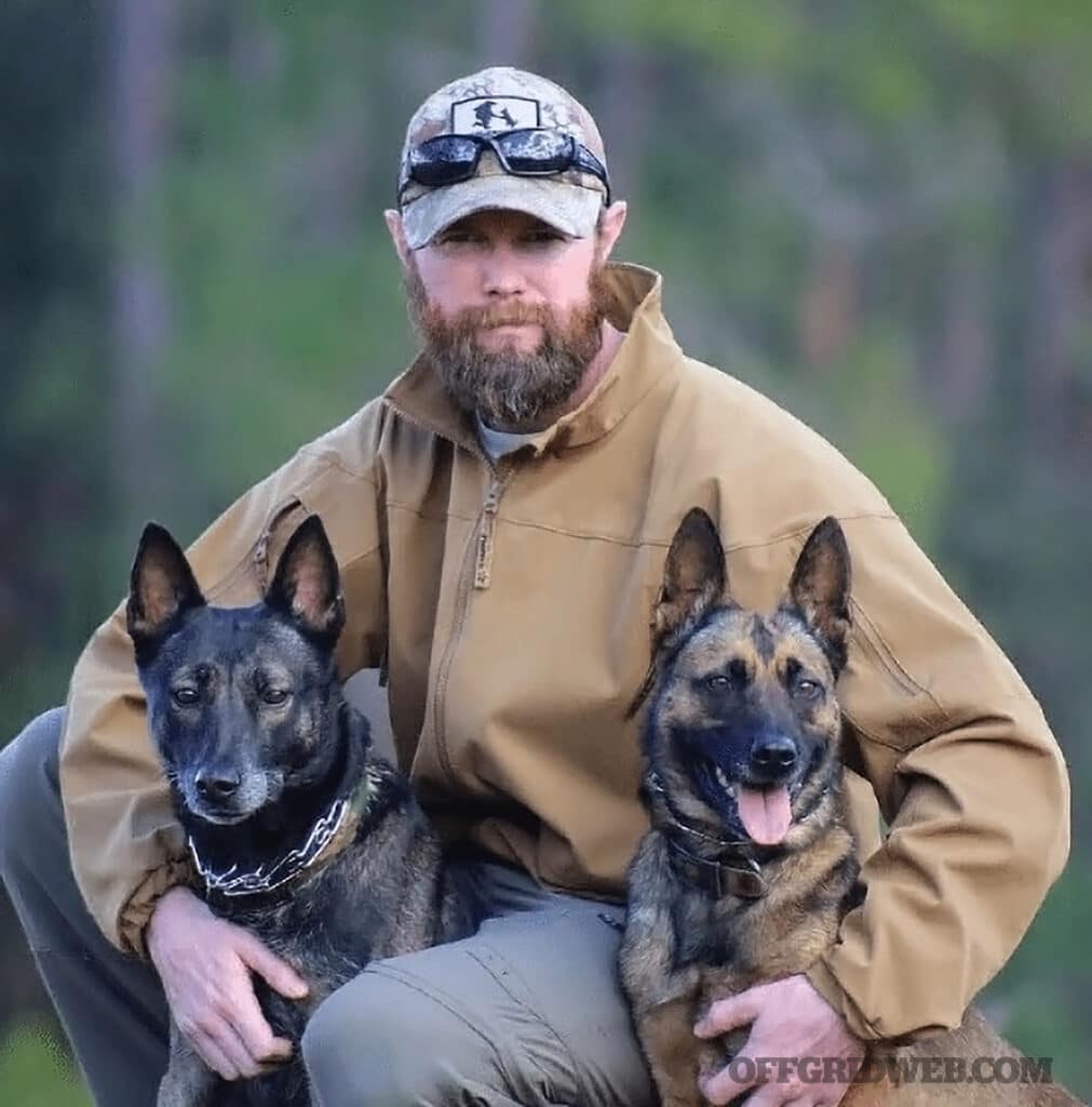 Rich with two dogs