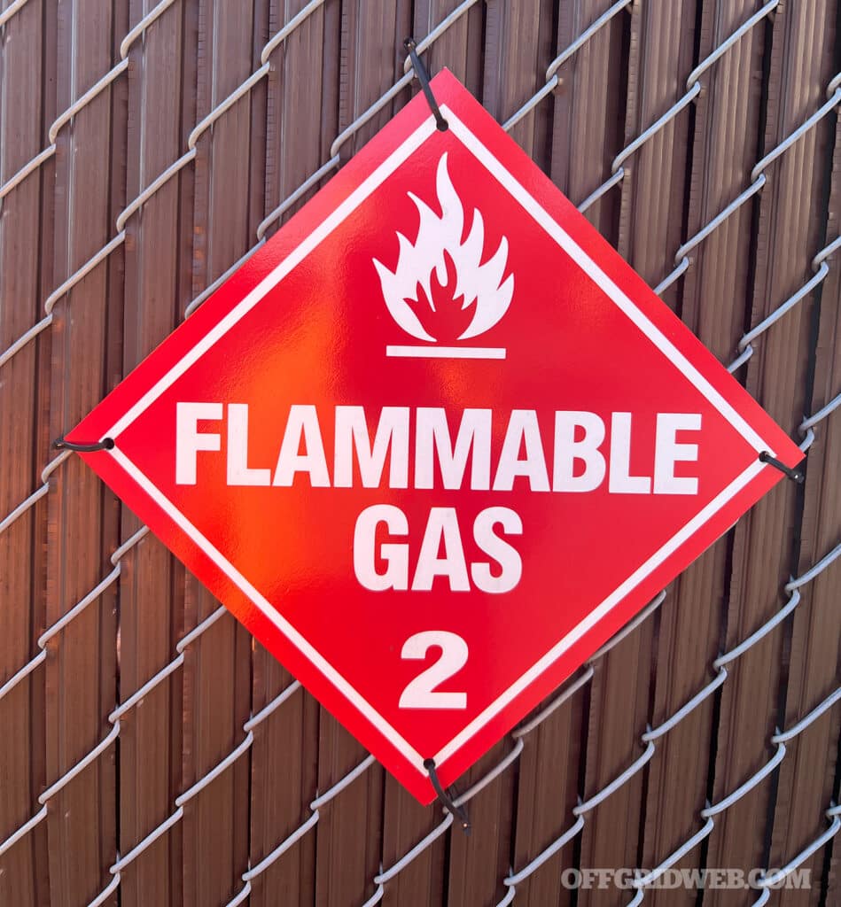 flammable sign