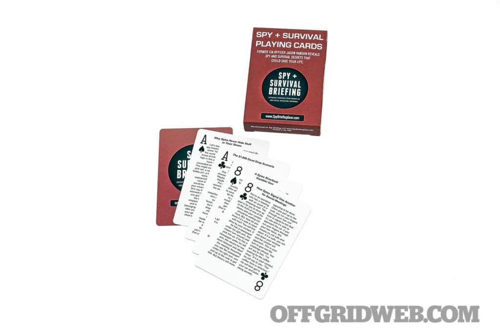 image of Spy + Survival Briefing Survival Playing Cards