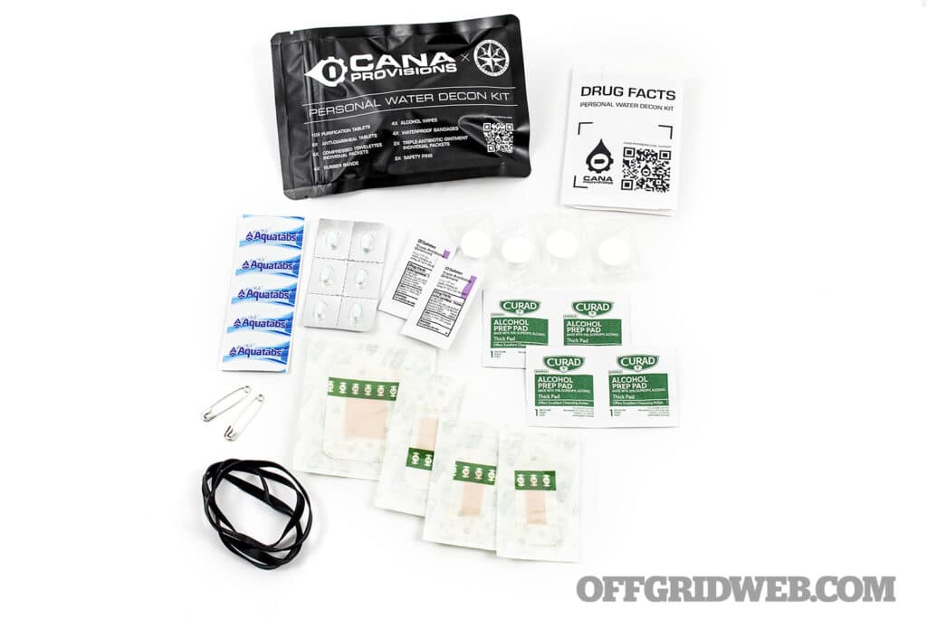 image of CANA Provisions Personal Water DECON Kit