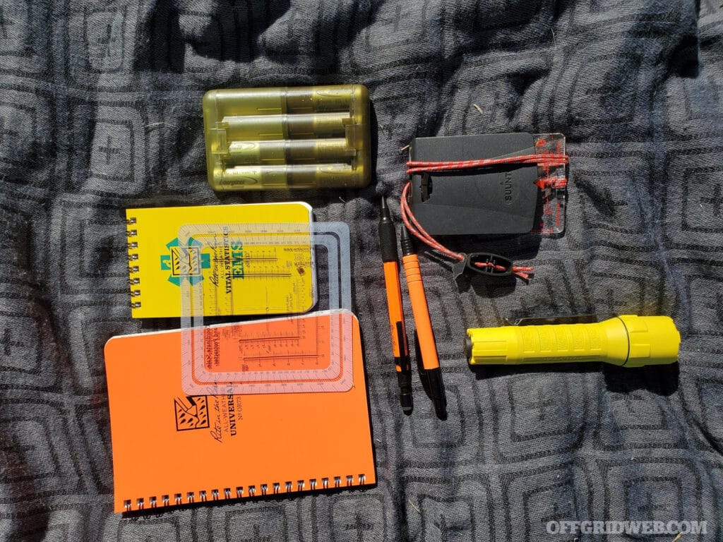 image of search and rescue gear load out