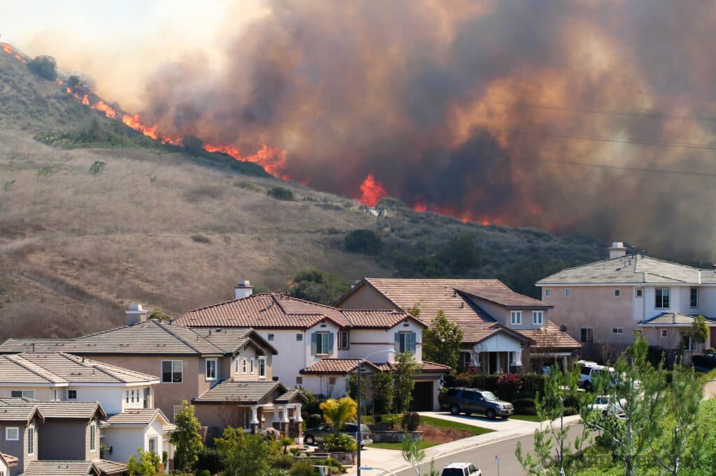 bugging out during a wildfire