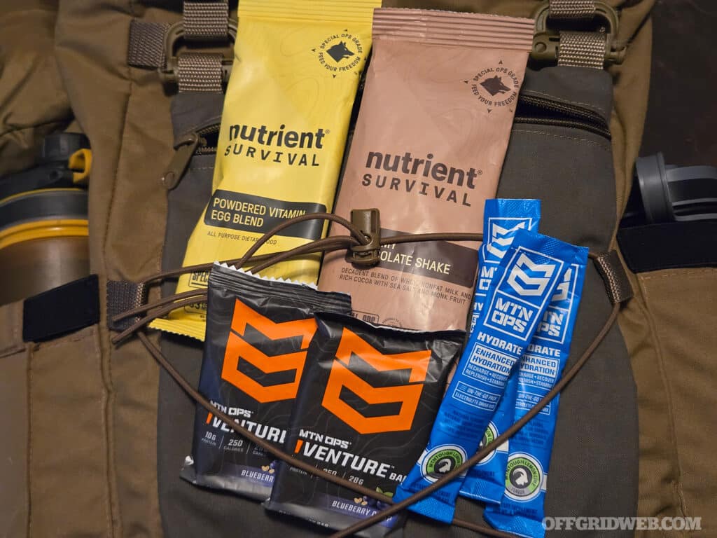 image of MTN OPS and Nutrient Survival Food