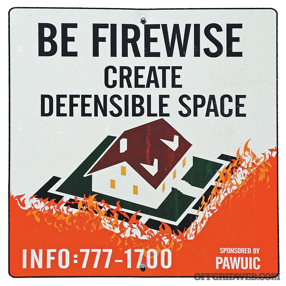 house fire prevention sign