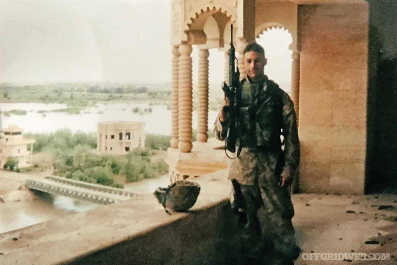 Yousef in one of Saddam’s palaces after the Invasion of Iraq in 2003.