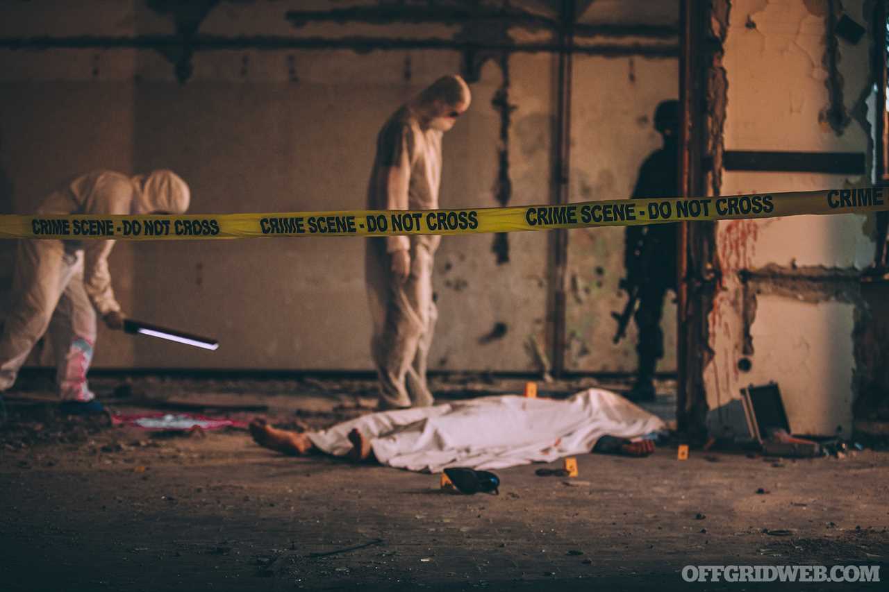 image of crime scene