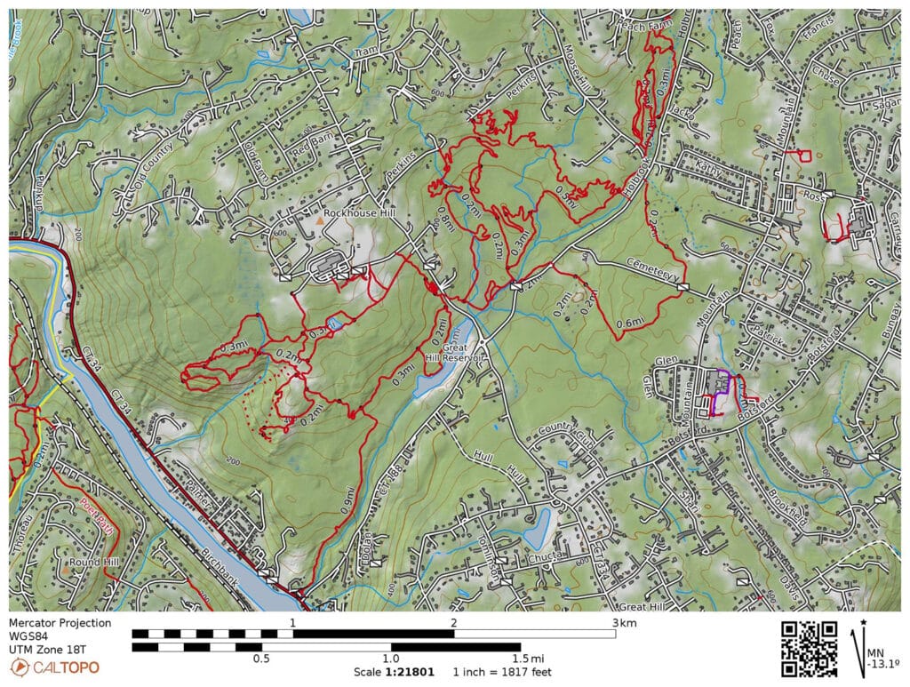 topo map of rockhouse hill