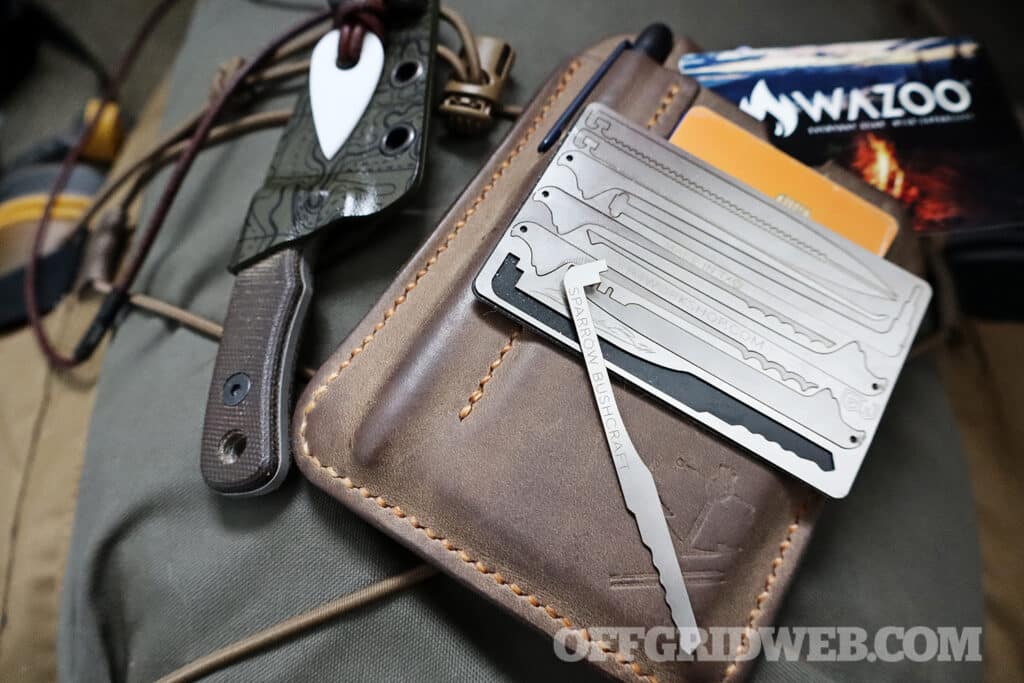 lock pick set in a wallet