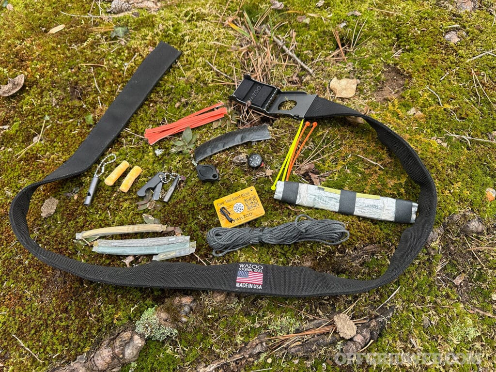 image of a wazoo belt SERE kit