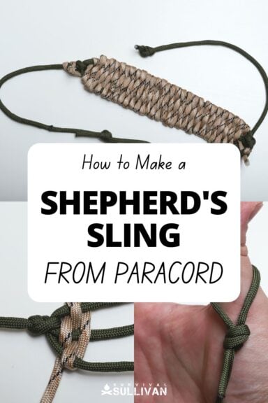 Paracord shepherd's sling pinterest