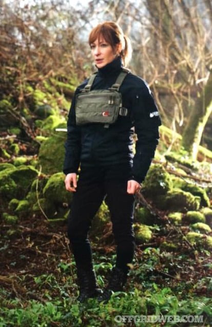 author with the Recon Chest Rig