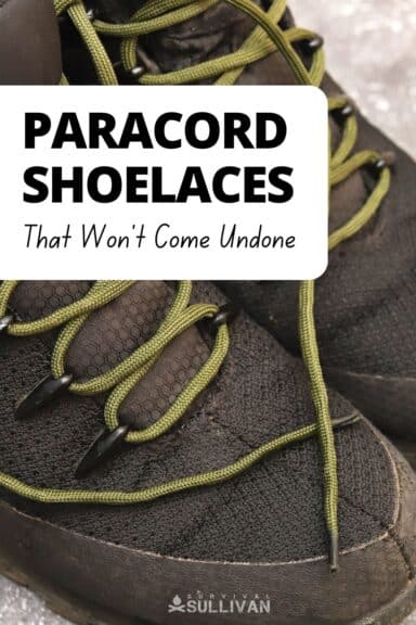 Paracord shoelaces DIY